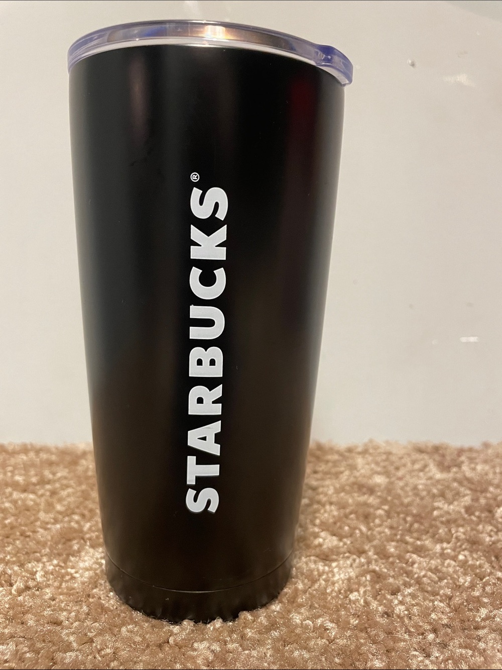 Starbucks Clear Lid Tumbler with Black Sip Tab